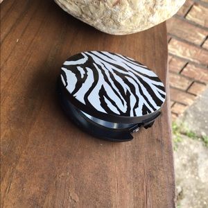 Zebra Print Compact Mirror